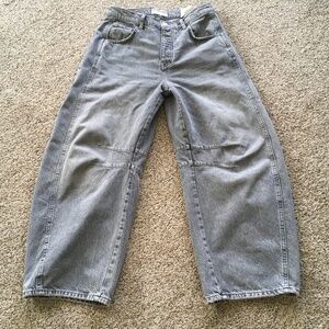 Free People Good Luck Barrel Jeans